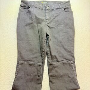 Lee Plus‎ jeans 20W Men'sRelaxed Fit Straight Leg Mid Rise Jeans Gray Denim
